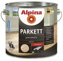 Alpina Parkett Seidenmatt лак для паркету 5л