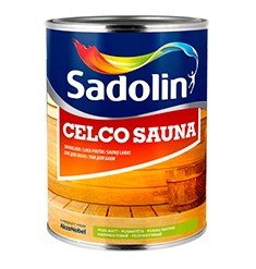 Sadolin Celco Sauna лак для сауни та лазні 2,5л