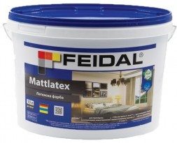FEIDAL Mattlatex латексна фарба для стін та стелі 10л