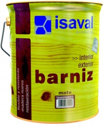 Isaval Barniz interior-exterior алкідний лак для дерева проти УФ 4л