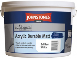 Johnstones Acrylic Durable Matt матова фарба для стін та стель 10л