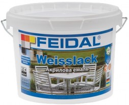FEIDAL Weisslack шовковисто-глянцева акрилова емаль 2,5 л