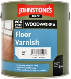 Johnstones Floor Varnish Satin алкідно-поліуретановий паркетний лак 5л
