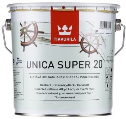 TIKKURILA Unica Super 20 уретано-алкідний лак 2.7л