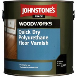 Johnstones Quick Dry Polyurethane Floor Varnish Gloss лак глянцевый 5л