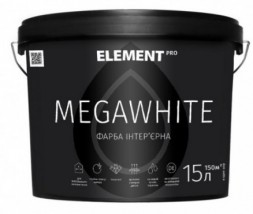 ELEMENT PRO Megawhite інтер&#39;єрна латексна фарба 15л