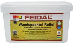 FEIDAL Ambiente Wandspachtel Relief акрилова шпаклівка, що моделює, 16 кг