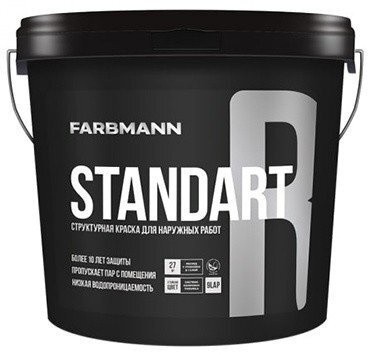 Farbmann Standart R Структурна водно-дисперсійна фарба 9л