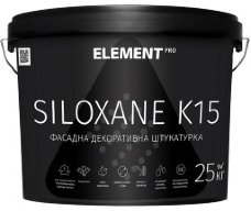 ELEMENT PRO Siloxane К15 акриловая декоративная штукатурка 25 кг