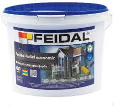 FEIDAL Fassad-Relief economic фасадная рельефная акриловая краска 10л