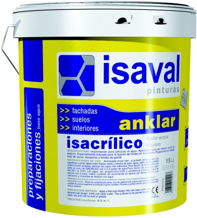 Isaval Isacrilico акрилова ґрунтовка для інтер&amp;#39;єрів та фасадів 4л