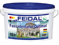 FEIDAL HIT-Fassadenfarbе Optimal акриловая фасадная краска 10л