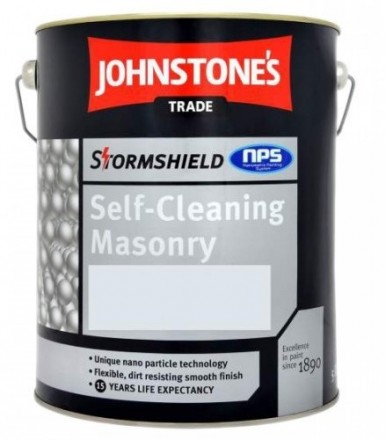 Johnstones Stormshield Self- Cleaning Masonry фасадна фарба 10л