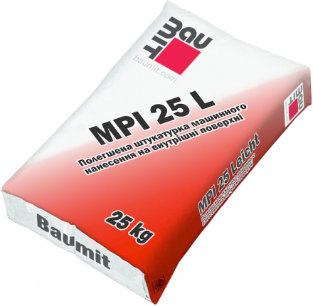 Baumit MPI 25 L цементно-вапняна штукатурка для інтер&amp;#39;єрів 25кг