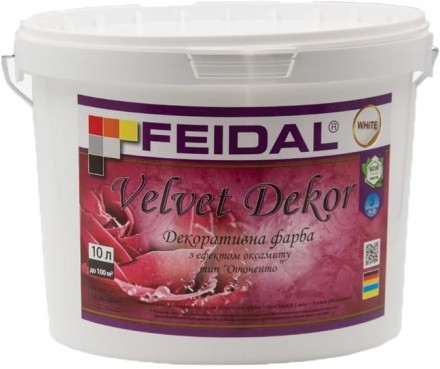 FEIDAL Velvet Dekor декоративна фарба перламутрова 5 л