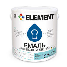ELEMENT эмаль для окон и дверей акриловая 2,5 кг