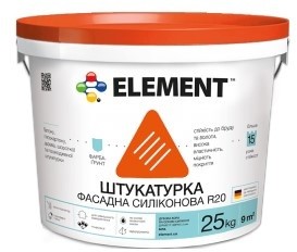 ELEMENT R20 силиконовая штукатурка (дубовая кора) 25кг
