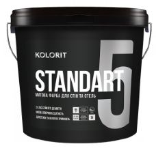 Kolorit Standart 5 матовая латексная краска 9л