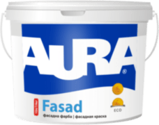 AURA Fasad дисперсионная краска для фасадов и интерьеров 10л