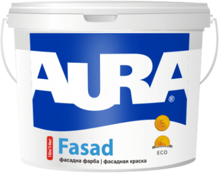 AURA Fasad дисперсійна фарба для фасадів та інтер&amp;#39;єрів 10л