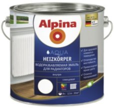 Alpina Aqua Heizkorper эмаль для радиаторов 2,5л