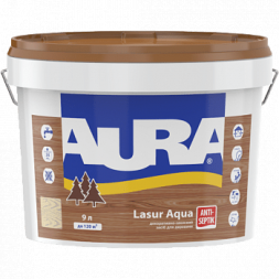 Aura Lasur Aqua защитное средство для древесины 9л