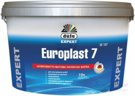 Dufa Europlast 7 шовковисто-матова латексна фарба 10 л