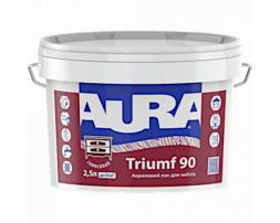 AURA Triumf 90 мебельный высокоглянцевый акриловый лак 2,5л