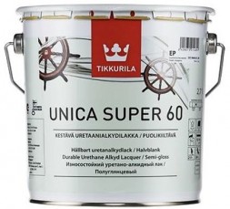 TIKKURILA Unica Super 60 уретано-алкидный лак 2.7л 