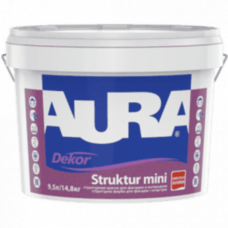Aura Dekor Struktur mini структурная краска для фасадов и интерьеров 9,5л