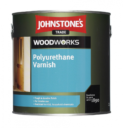 Johnstones Polyurethane Varnish Clear Gloss лак для меблів 5л
