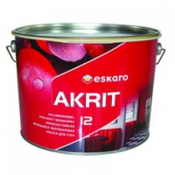 Eskaro Akrit 12 краска для внутренних помещений 9.5л 