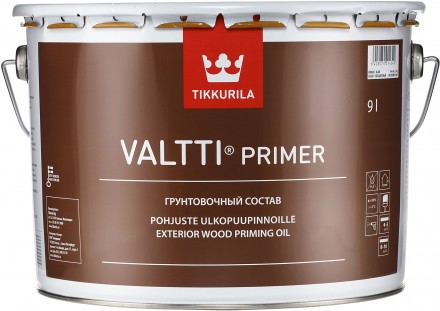 TIKKURILA Valtti Primer ґрунтувальний антисептик для деревини 9л