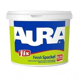 Aura Fix Finish Spackel финишная шпатлевка для стен акриловая 27кг