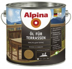 Alpina Oil fur Terrassen масло для террас 5л