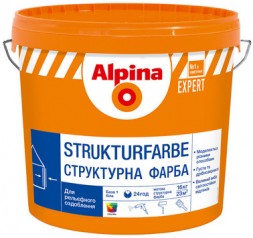 Alpina Strukturfarbe краска структурная 16кг