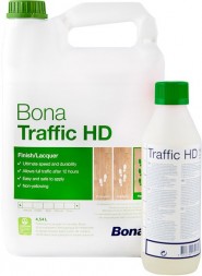 BONA Traffic HD двухкомпонентный полиуретановый лак 5л