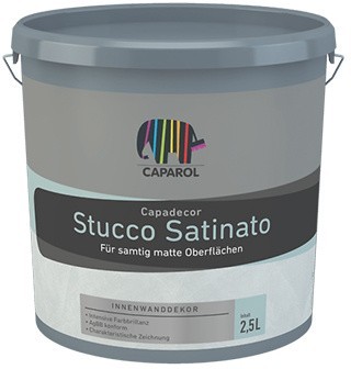 CAPAROL Stucco Satinato дисперсійна шпаклівка 2,5л