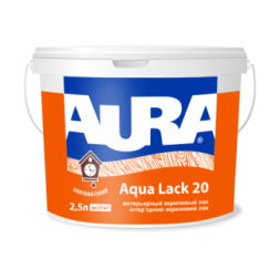 Aura Aqua Lack 20 акриловый интерьерный лак 10л