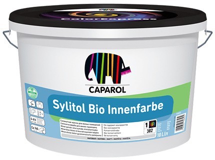 CAPAROL Sylitol Bio-Innenfarbe інтер&amp;#39;єрна фарба на силікатній основі 10л