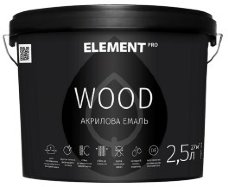 ELEMENT PRO Wood акриловая эмаль для дерева 2,5 кг