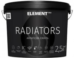 ELEMENT PRO Radiators акриловая эмаль для радиаторов 2,5л